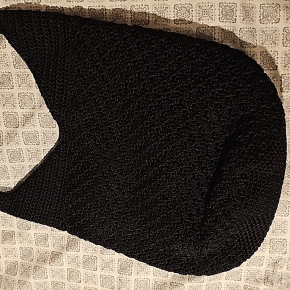 THE SAK Black Hand Crochet Hobo Bag - Picture 3 of 8